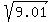 sqrt%289.01%29