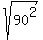 sqrt%2890%5E2%29
