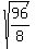 sqrt%2896%2F8%29