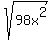 sqrt%2898x%5E2%29