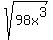 sqrt%2898x%5E3%29