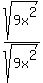 sqrt%289x%5E2%29%2Fsqrt%289x%5E2%29