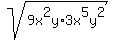 sqrt%289x%5E2y%2A3x%5E5y%5E2%29
