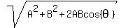 sqrt%28A%5E2%2BB%5E2%2B2ABcos%28theta%29%29
