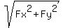sqrt%28Fx%5E2+%2B+Fy%5E2%29