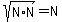 sqrt%28N%2AN%29=%2BN
