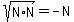 sqrt%28N%2AN%29=-N