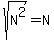 sqrt%28N%5E2%29=N