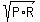 sqrt%28P%2AR%29