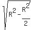 sqrt%28R%5E2-R%5E2%2F2%29