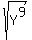 sqrt%28Y%5E9%29