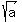 sqrt%28a%29