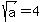 sqrt%28a%29=4