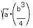 sqrt%28a%29+%2A%28+b%5E3%2F4%29