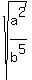 sqrt%28a%5E2%2Fb%5E5%29