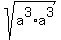 sqrt%28a%5E3%2Aa%5E3%29