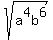 sqrt%28a%5E4b%5E6%29