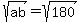 sqrt%28ab%29=sqrt%28180%29