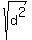 sqrt%28d%5E2%29