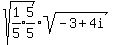 sqrt%28expr%281%2F5%29%2Aexpr%285%2F5%29%29sqrt%28-3%2B4i%29