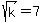 sqrt%28k%29=7
