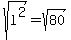 sqrt%28l%5E2%29+=sqrt%2880%29