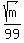 sqrt%28m%29%2F99
