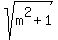 sqrt%28m%5E2%2B1%29