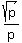 sqrt%28p%29%2Fp