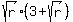 sqrt%28r%29%2A%283%2Bsqrt%28r%29%29
