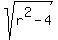 sqrt%28r%5E2-4%29