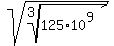 sqrt%28root%283%2C125%2A10%5E9%29%29