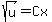 sqrt%28u%29=Cx