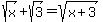 sqrt%28x%29%2Bsqrt%283%29=sqrt%28x%2B3%29