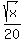 sqrt%28x%29%2F20