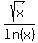 sqrt%28x%29%2Fln%28x%29