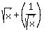 sqrt%28x%29+%2B+%281%2Fsqrt%28x%29%29