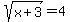sqrt%28x%2B3%29=+4