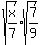 sqrt%28x%2F7%29+%2A+sqrt%287%2F9%29