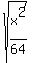 sqrt%28x%5E2%2F64%29