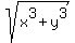 sqrt%28x%5E3%2By%5E3%29