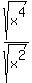 sqrt%28x%5E4%29%2Fsqrt%28x%5E2%29