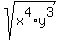 sqrt%28x%5E4%2Ay%5E3%29