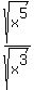 sqrt%28x%5E5%29%2Fsqrt%28x%5E3%29