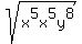 sqrt%28x%5E5x%5E5y%5E8%29