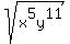 sqrt%28x%5E5y%5E11%29