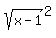 sqrt%28x-1%29%5E2