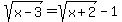 sqrt%28x-3%29+=+sqrt%28x%2B2%29+-+1