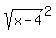 sqrt%28x-4%29%5E2