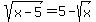 sqrt%28x-5%29+=+5+-+sqrt%28x%29